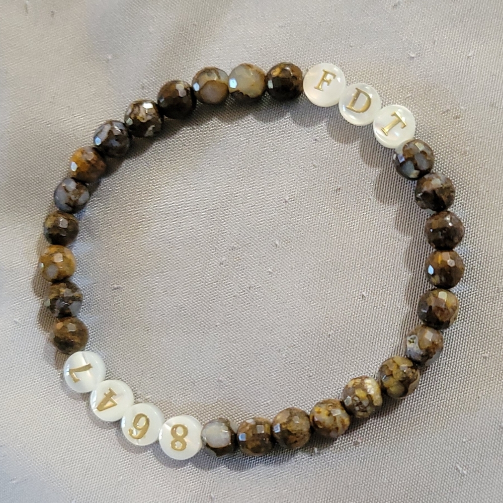 Faceted Fire Opal Double Good Trouble Bracelet
